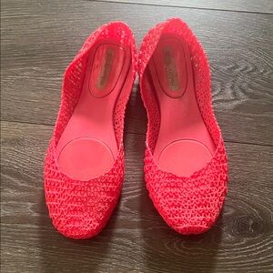 Melissa Vibrant Pink jelly Flats